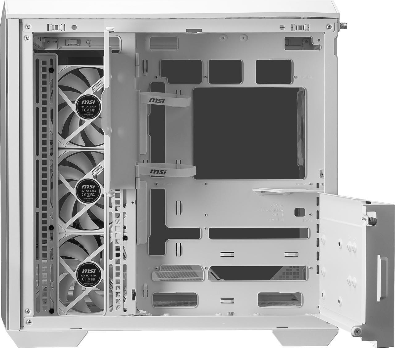MSI MAG PANO 100R PZ White Mid-Tower Gaming Case ATX