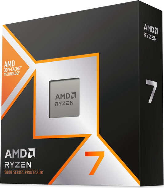 AMD Ryzen™ 7 9800X3D 8-Core 4.7 GHz (MAX Turbo 5.2 GHz), 16-Thread Socket AM5