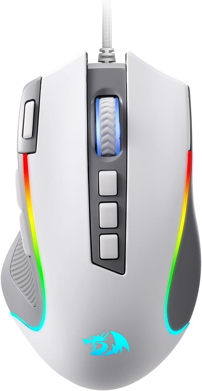 Redragon M612 Predator RGB 8000 DPI Alambrico Negro