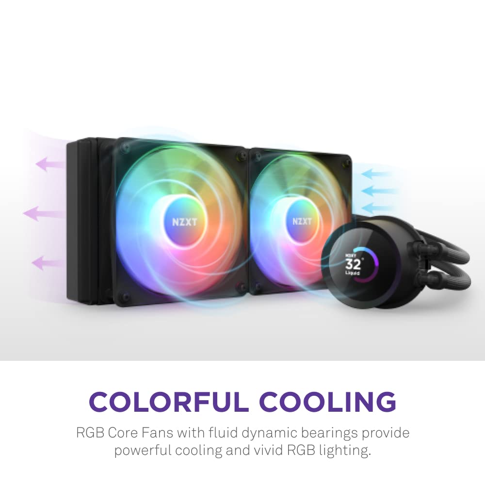 NZXT Kraken 240 RGB 240mm AIO Con Pantalla AM4, AM5, LGA 1700/1200