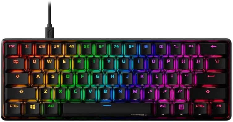 HyperX Alloy Origins 60 RGB USB-Cable Teclado Mecanico 60%