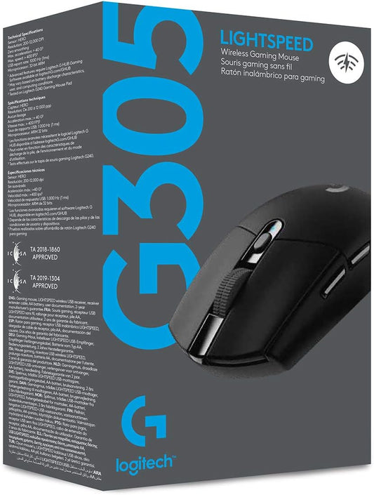 Logitech G305 LIGHTSPEED Inalambrico 12K DPI Negro