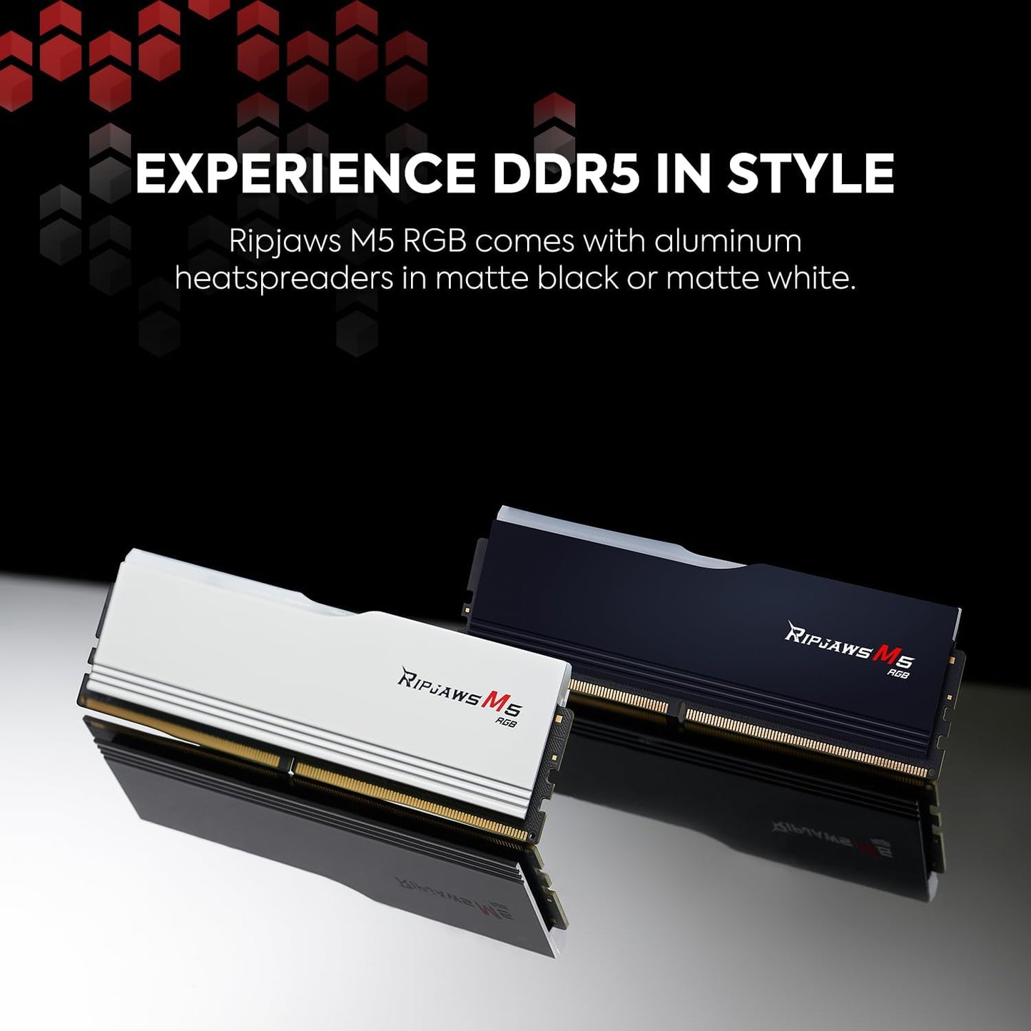 G.SKILL Ripjaws M5 RGB Series DDR5 Blanca