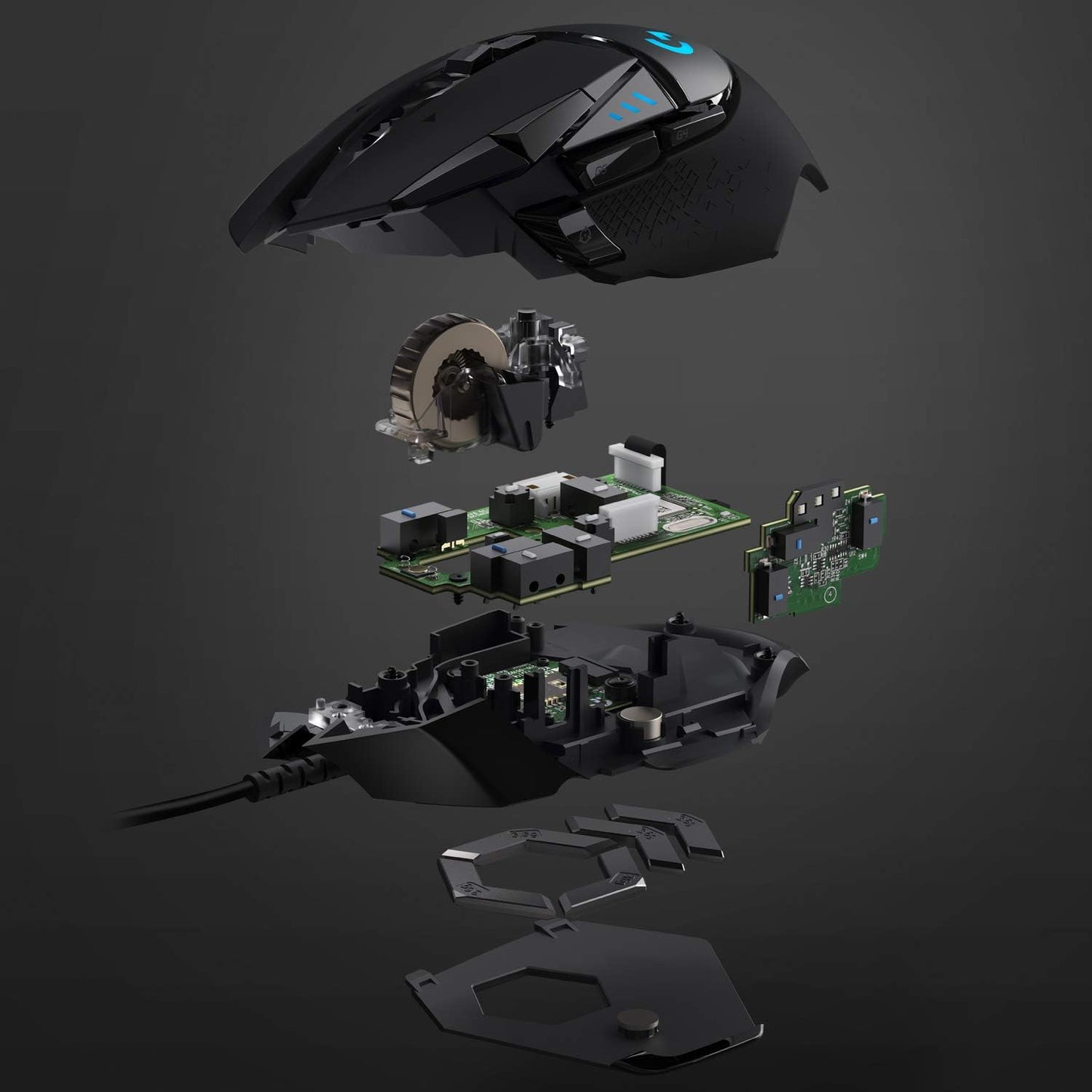 Logitech G502 Hero Alambrico USB 25,600 DPI RGB