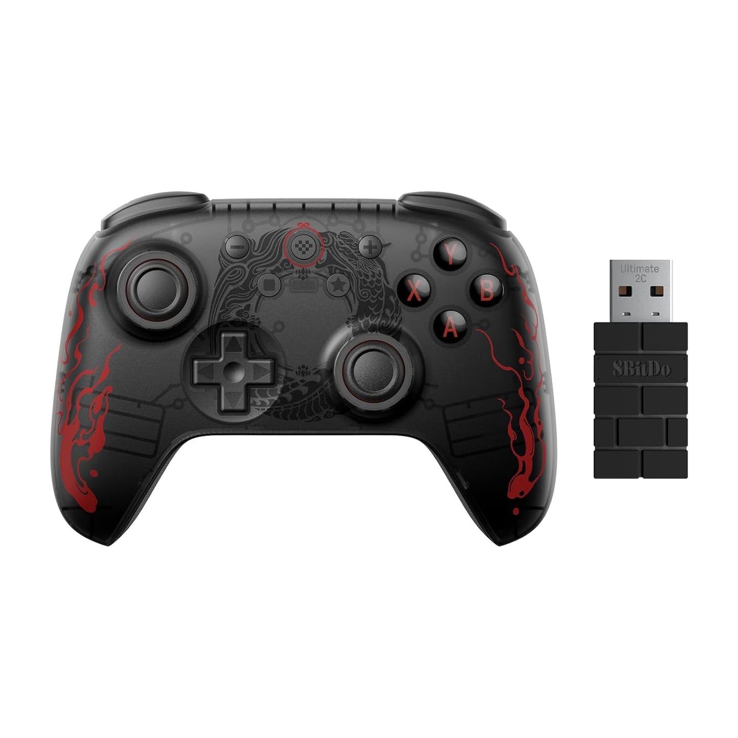 8Bitdo Ultimate 2C Inalambrico/Bluetooth PC y Android 1000 Hz Version Black Myth: Wukong
