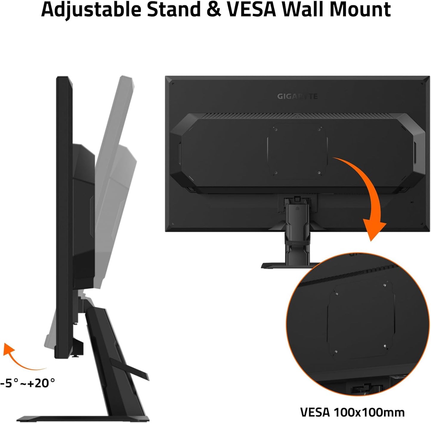 GIGABYTE GS27Q Advanced Gaming Monitor 27'' QHD 1440P HDR10 180Hz 1ms IPS