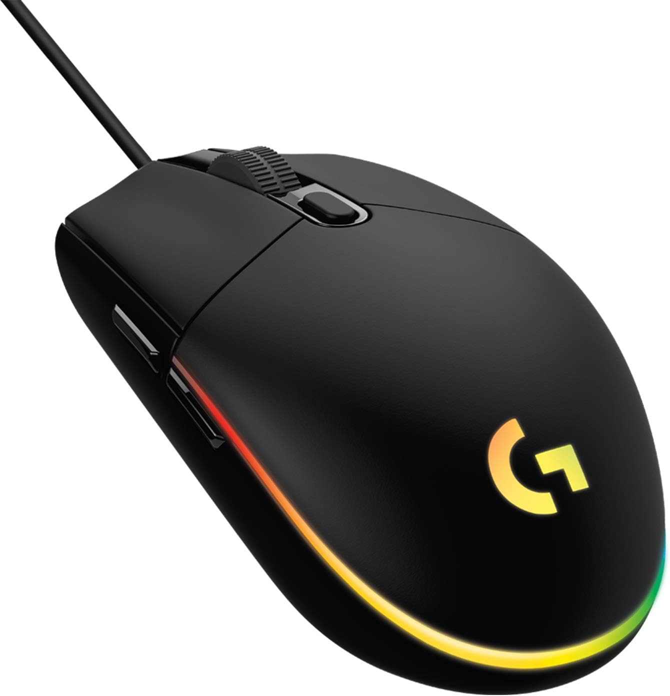 Logitech G203 Cable-USB 8,000 DPI RGB 6 Botones Reprogamables Negro