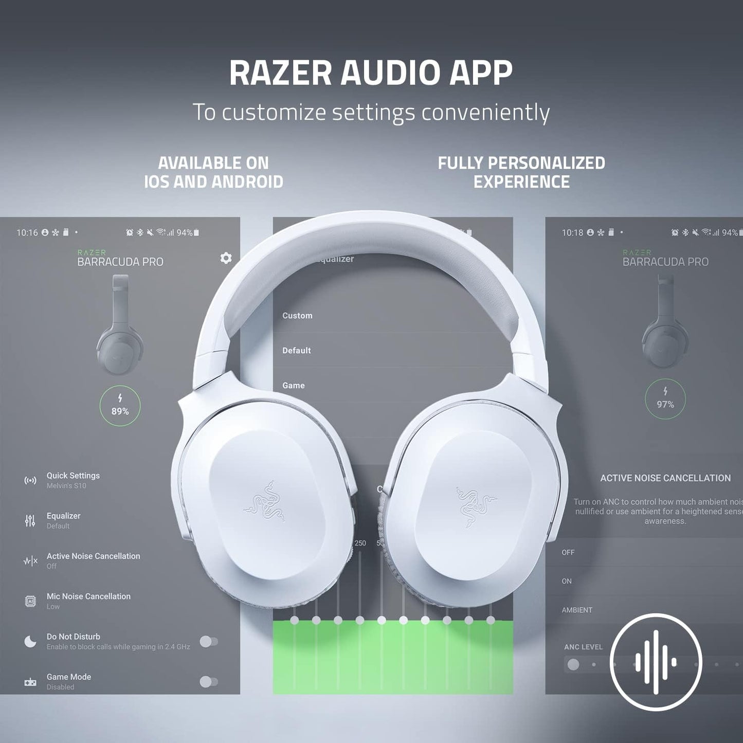 Razer Barracuda X Inalambricos + Bluetooth (PC, Playstation, Switch, Android, iOS)