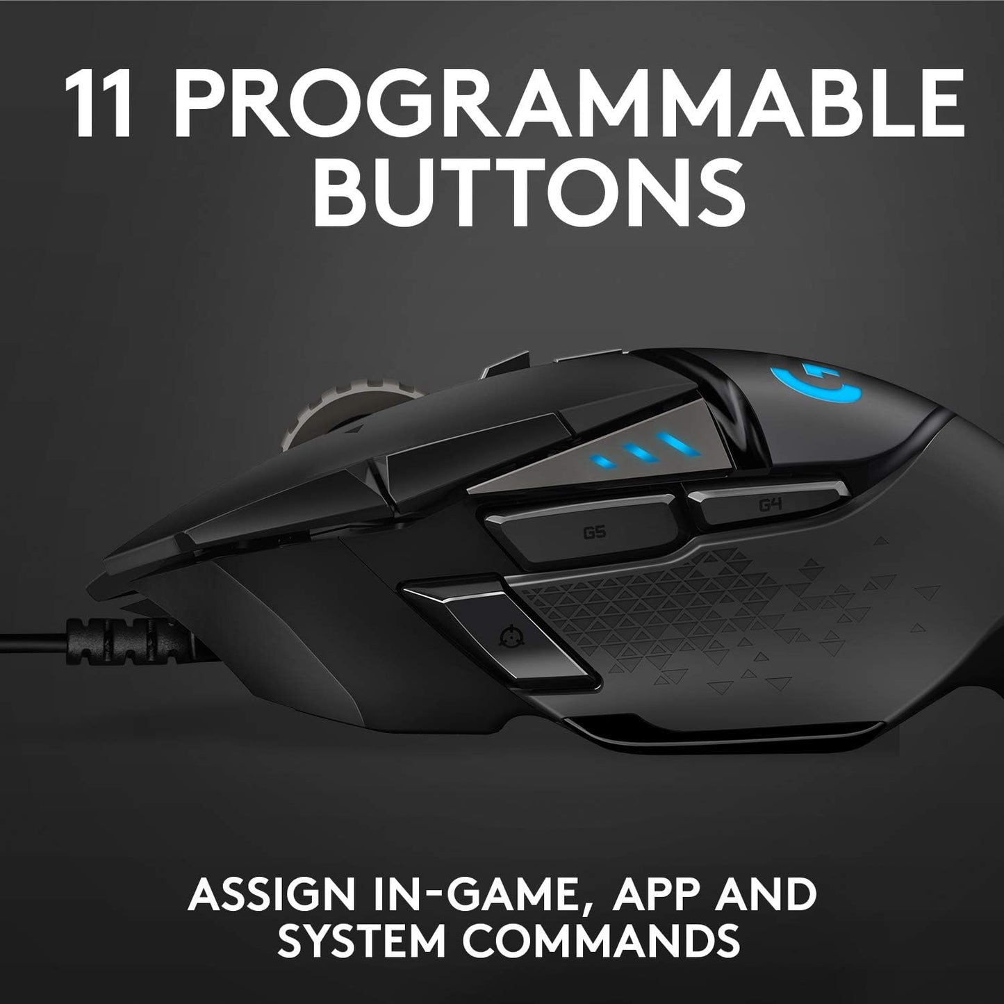 Logitech G502 Hero Alambrico USB 25,600 DPI RGB
