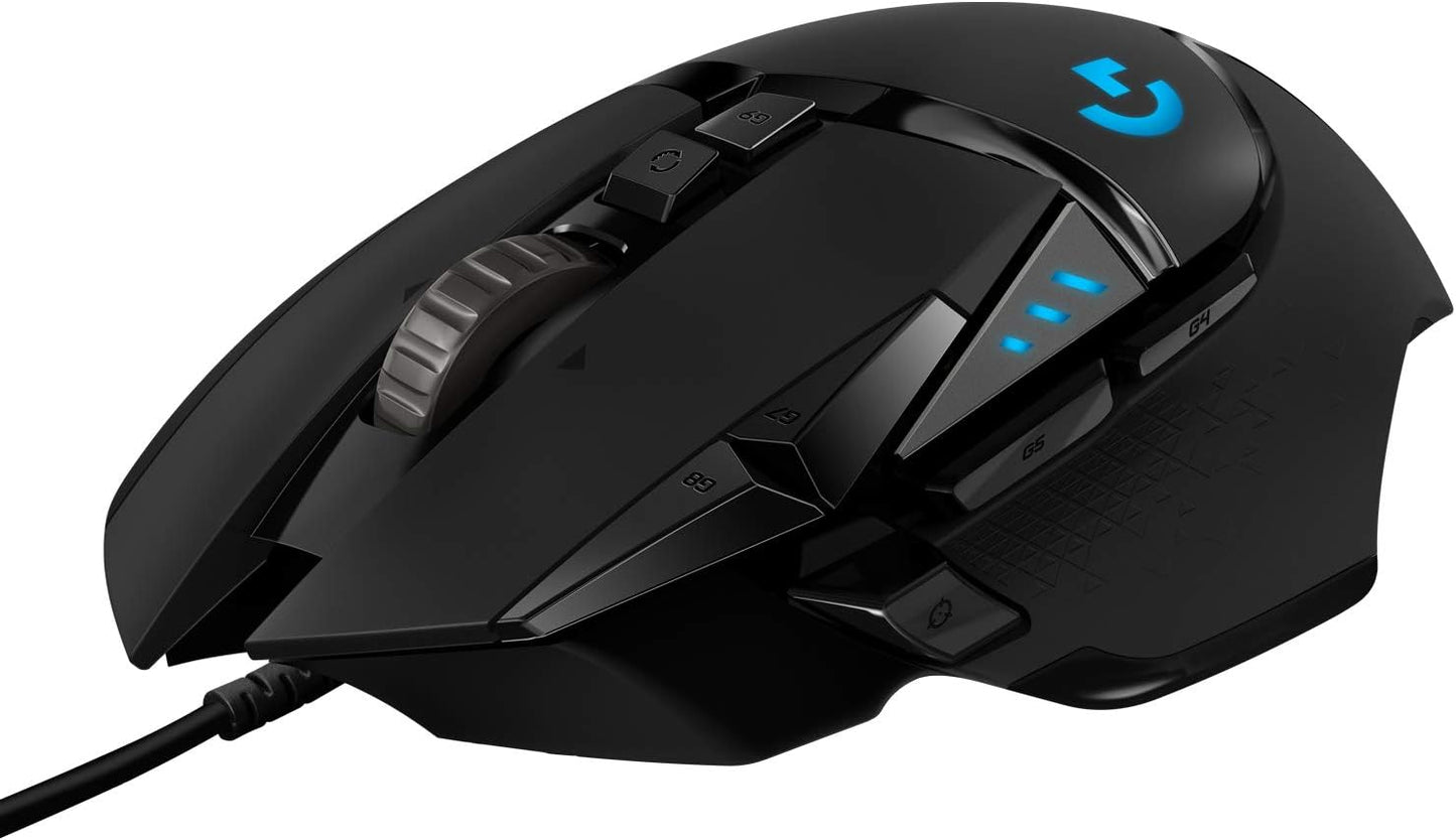 Logitech G502 Hero Alambrico USB 25,600 DPI RGB