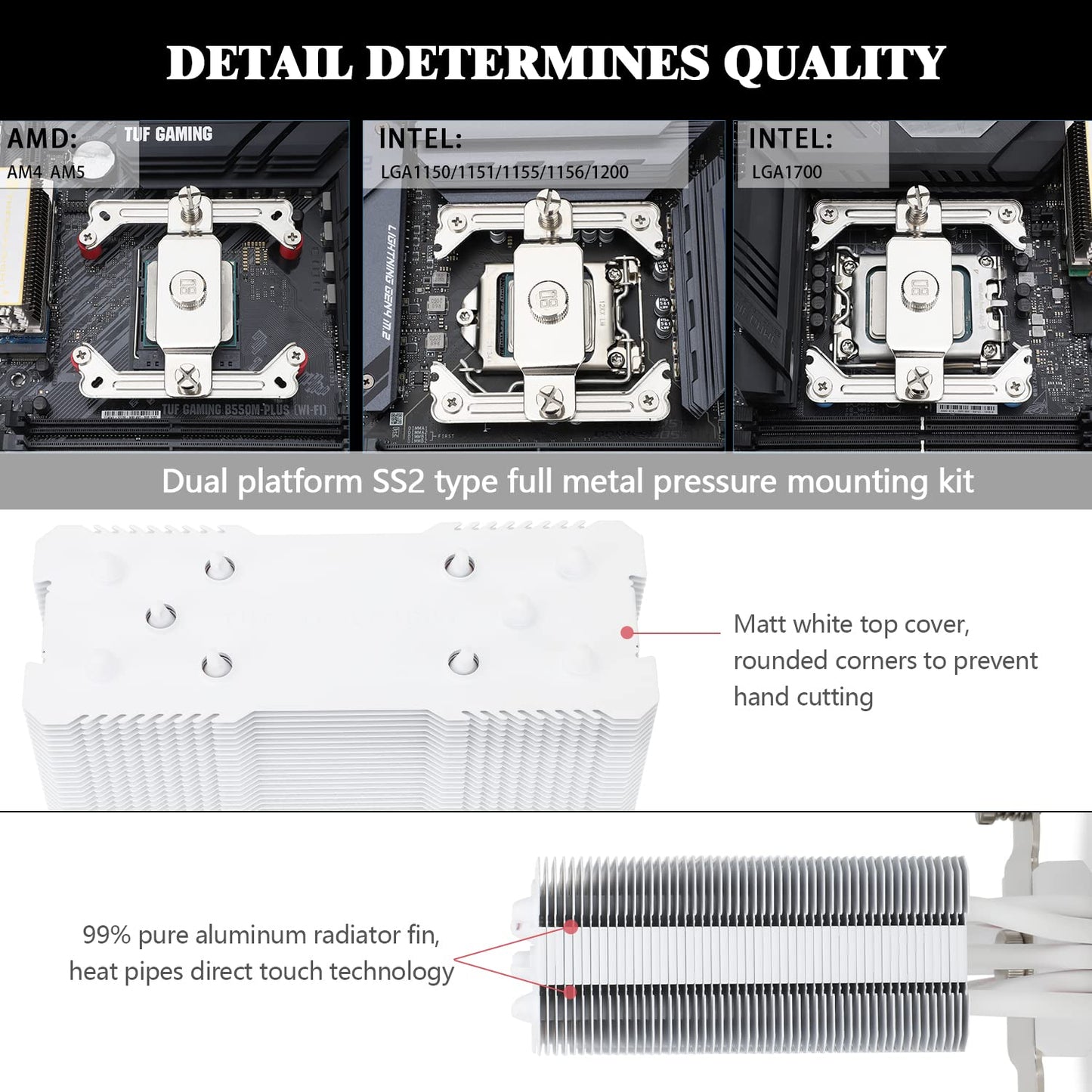 Thermalright Assasin 120 ARGB Blanco Air Cooler