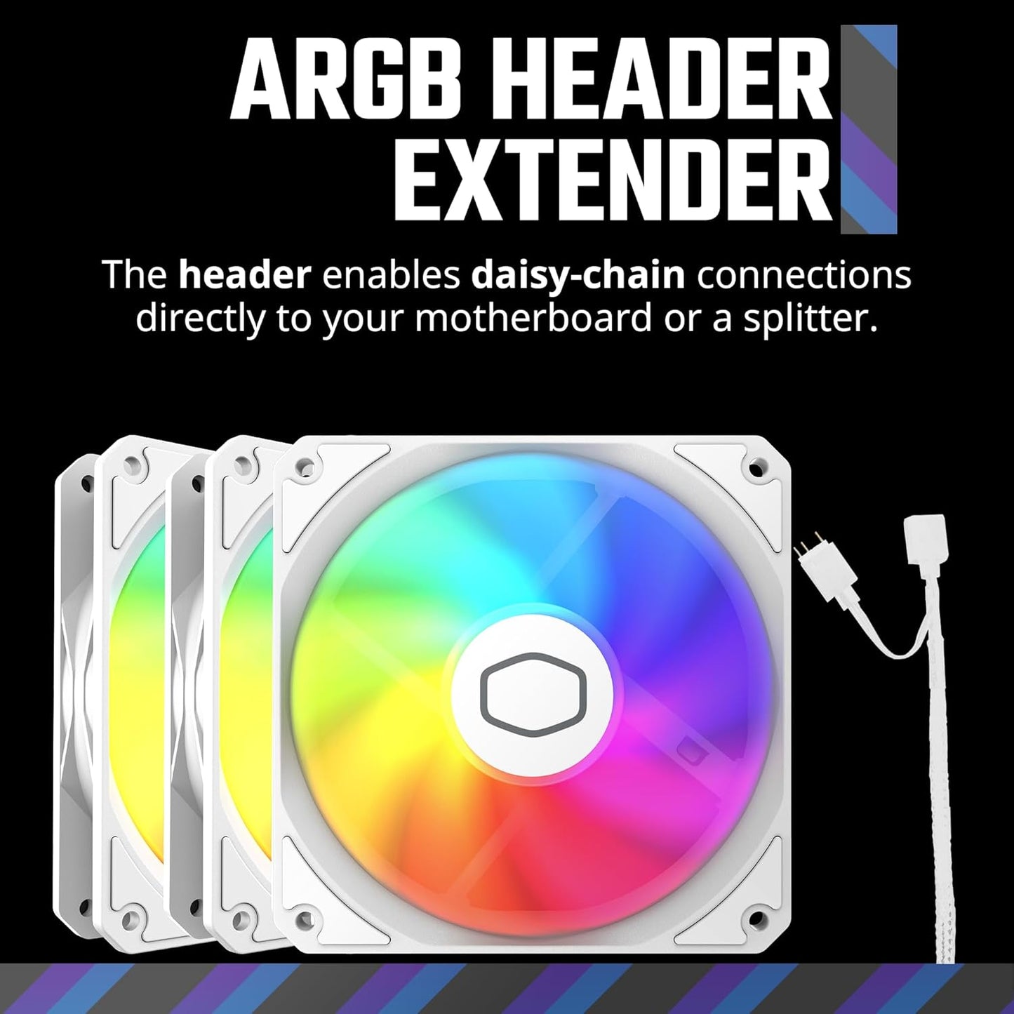 Cooler Master MF120 Lite aRGB 120mm 3XFAN para PC CASE