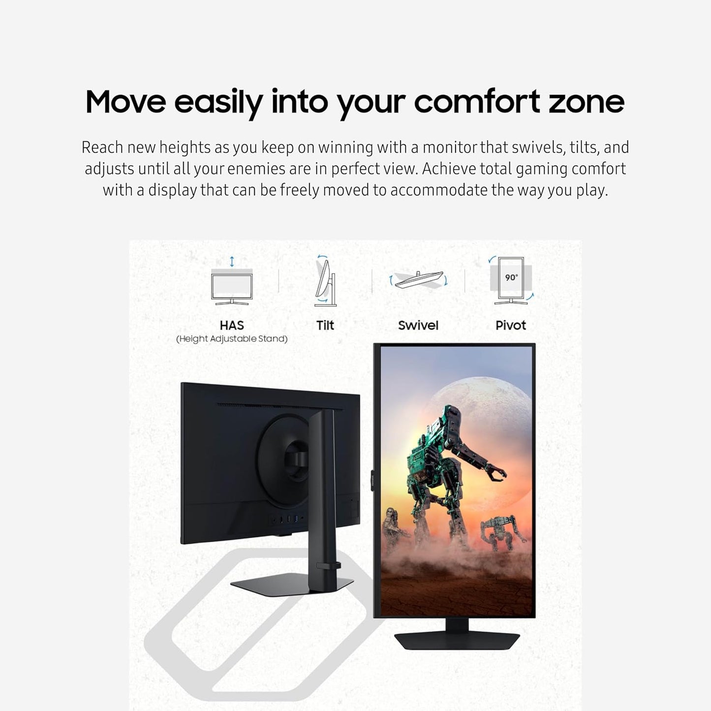 SAMSUNG Odyssey 32'' G50D QHD 2560 x 1440 IPS 180Hz HDR400 1ms