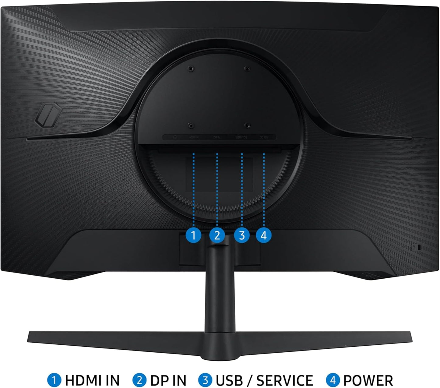 SAMSUNG Odyssey 27'' G55C Curvo 1000R QHD 2560 x 1440 VA 165Hz HDR10 1ms