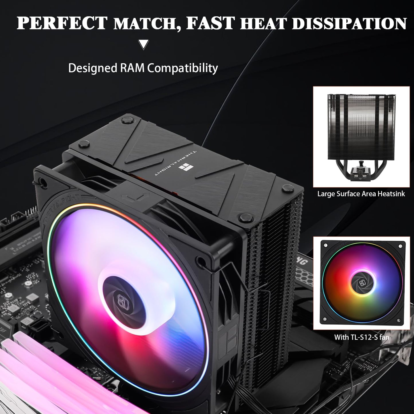 Thermalright Assasin Spirit 120 EVO ARGB Negro Air Cooler