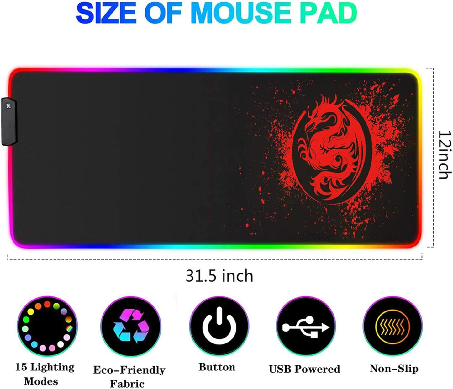 Redragon RGB Gaming MousePad