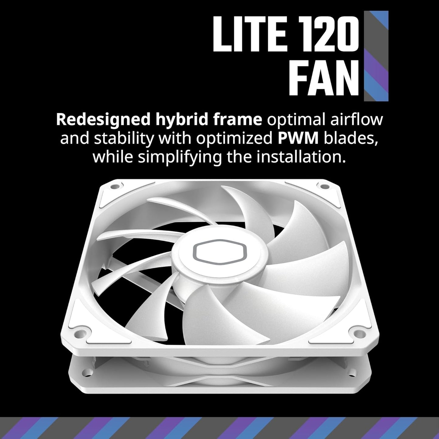 Cooler Master MF120 Lite aRGB 120mm 3XFAN para PC CASE