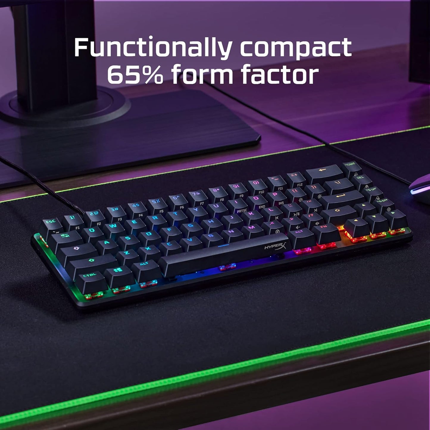 HyperX Alloy Origins 65 RGB USB-Cable Teclado Mecanico 65%