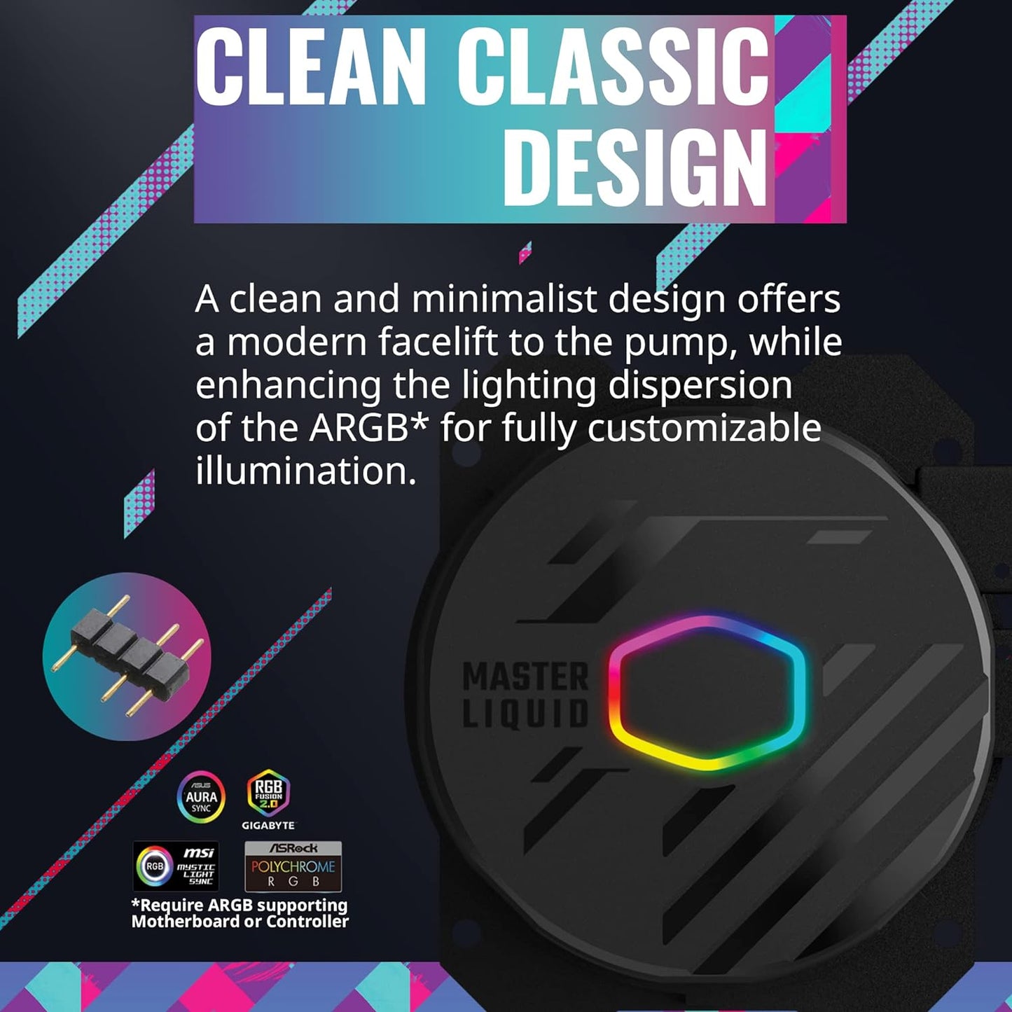 Cooler Master MasterLiquid 360L RGB Core 360mm AM4, AM5, LGA 1700/1200