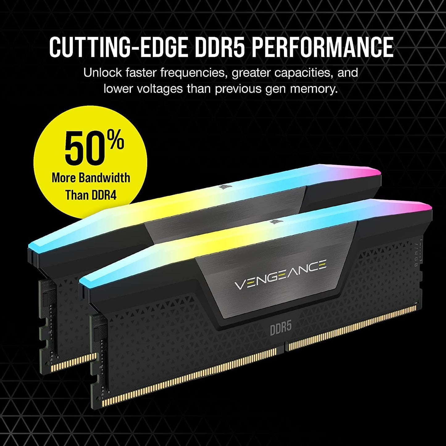 Corsair Vengeance RGB DDR5 Negra