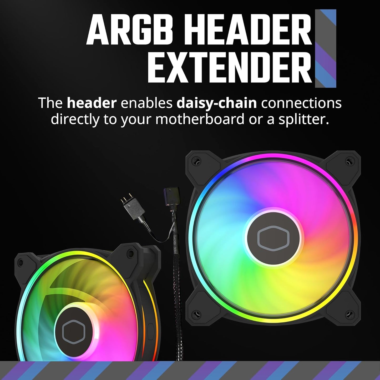 Cooler Master HALO aRGB FAN para PC CASE con Controlador