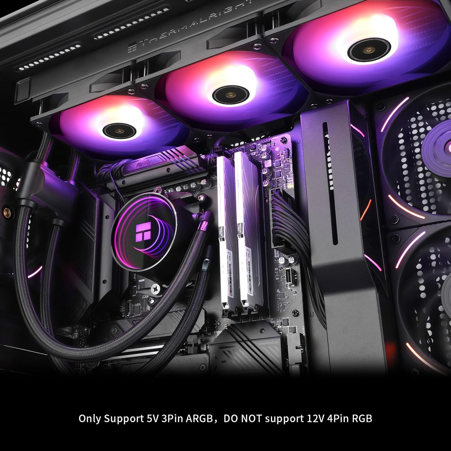 Thermalright Frozen Notte 360mm ARGB Negro AM4, AM5, LGA 1700/1200