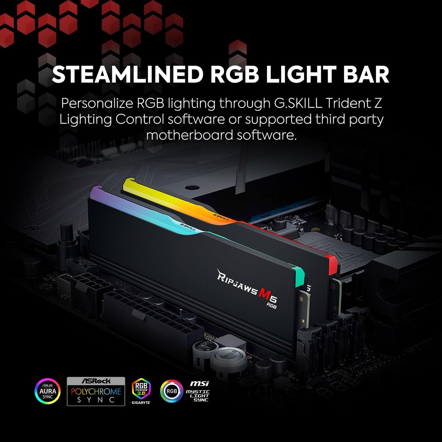 G.SKILL Ripjaws M5 RGB Series DDR5 Blanca