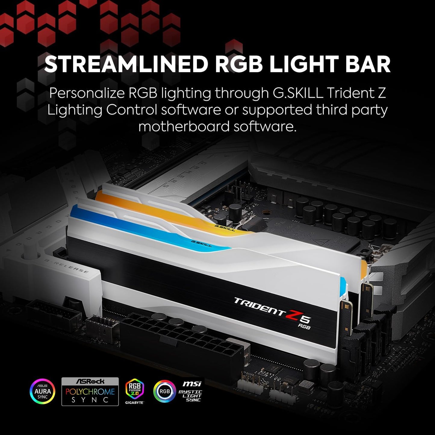 G.SKILL Trident Z5 RGB Series DDR5 Blanca