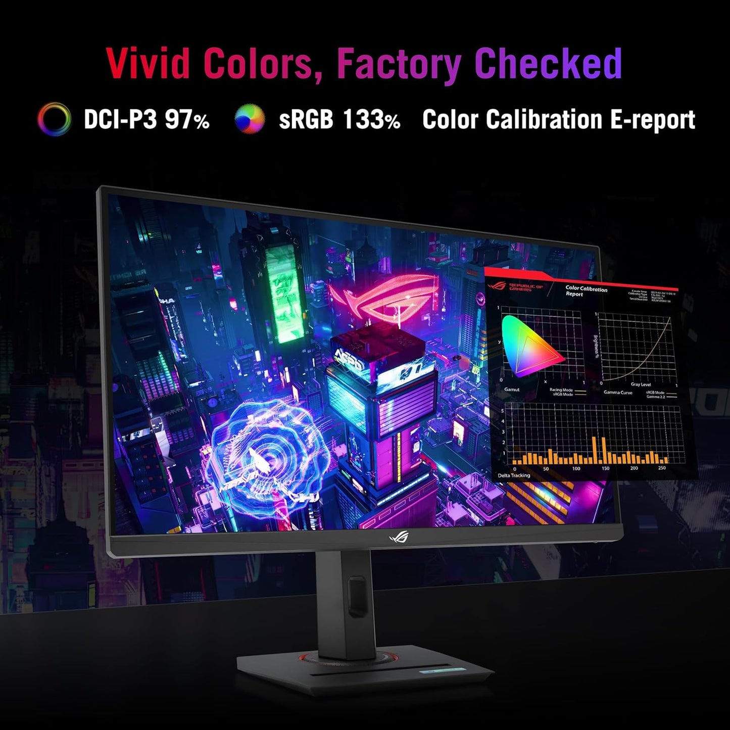 ASUS ROG Strix 27'' QHD 1440P HDR400 Monitor (XG27ACS ) 180Hz 1ms IPS
