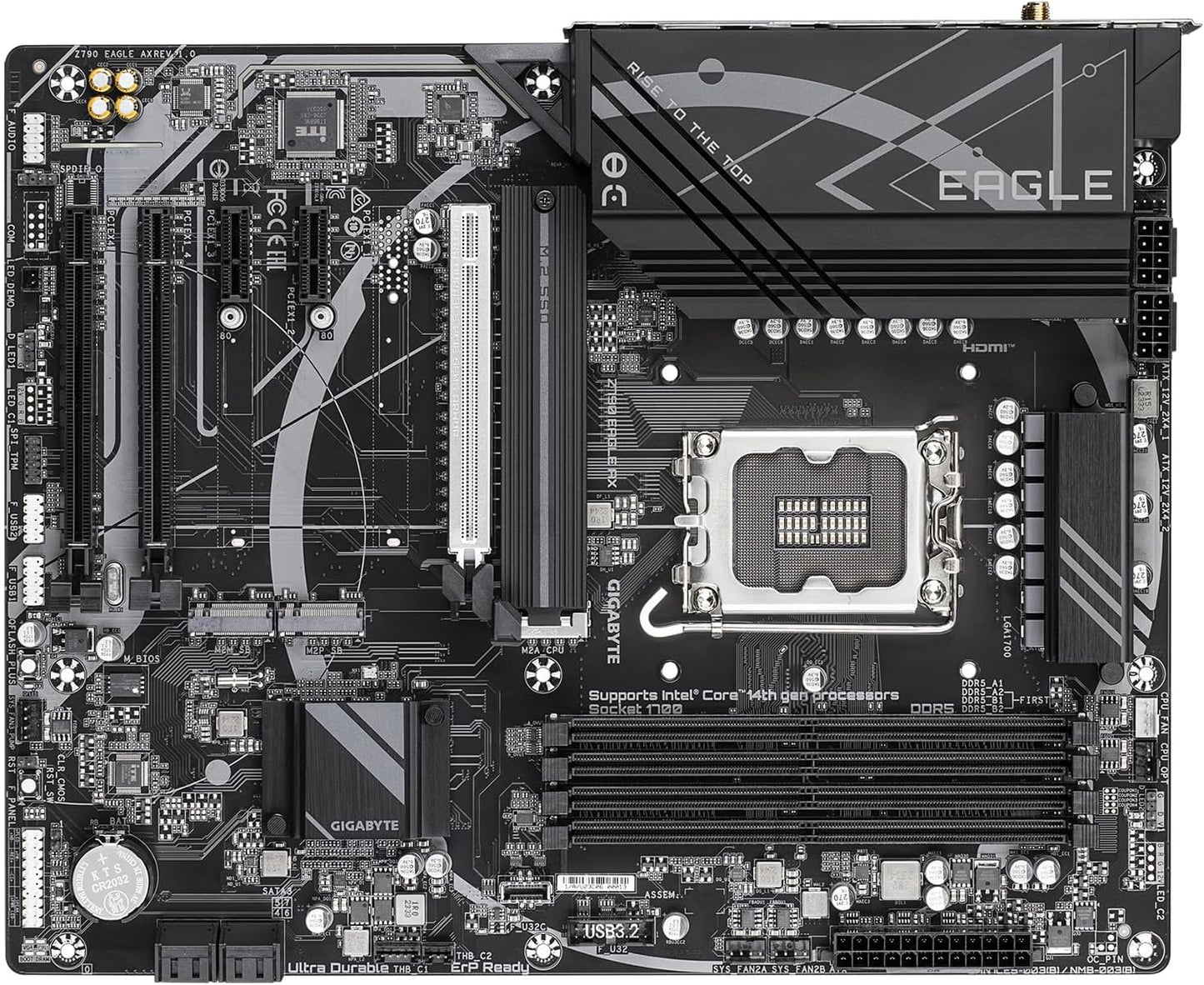 GIGABYTE Z790 Eagle AX Wifi 6E DDR5 LGA 1700 (Intel 12th, 13th, 14th Gen)