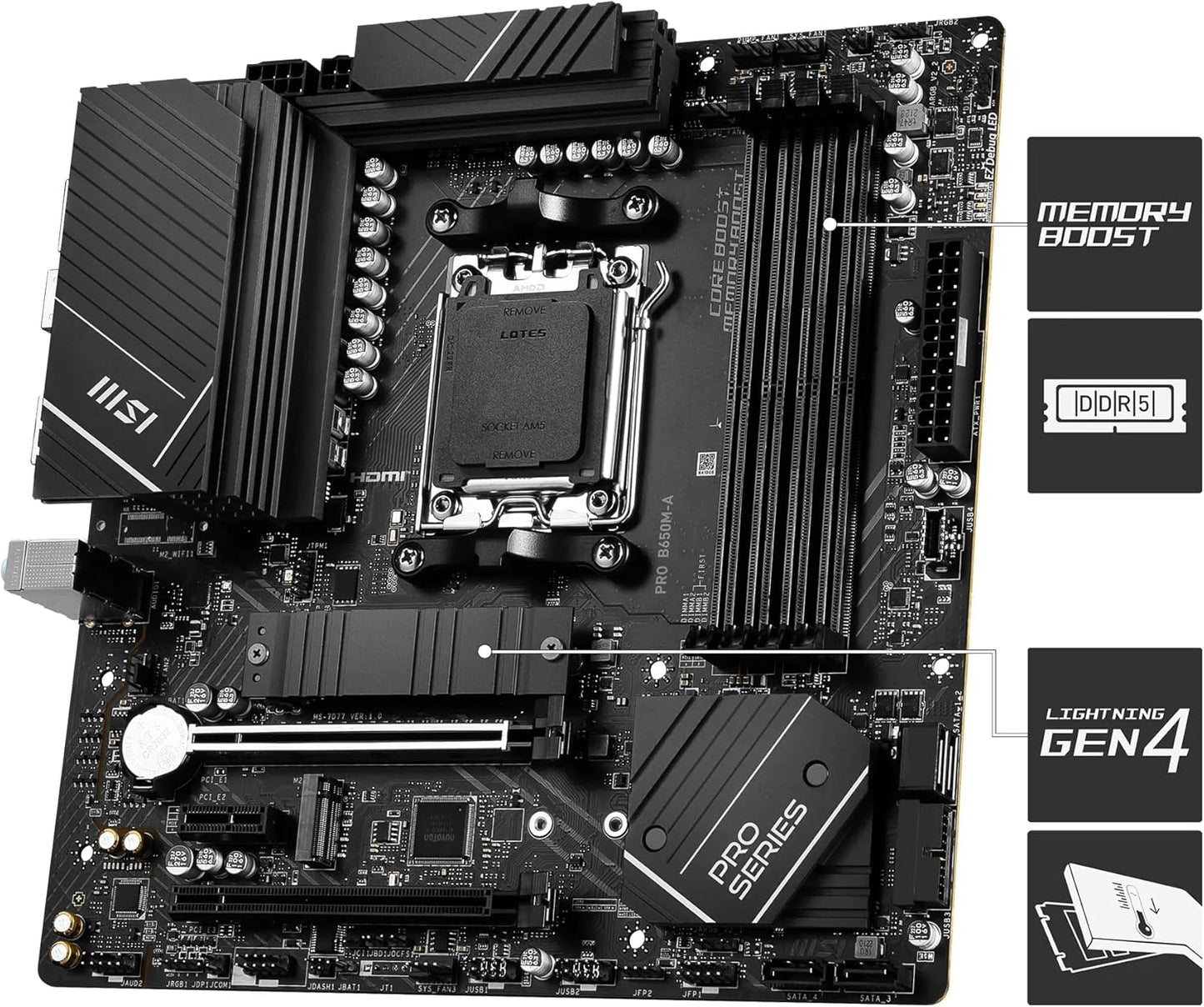 MSI B650M-A WIFI V1 AM5 DDR5