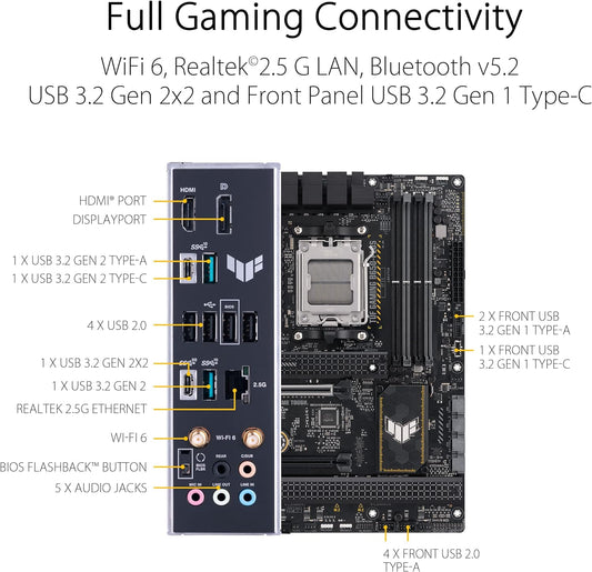 ASUS TUF Gaming B650-PLUS WiFi AM5 DDR5
