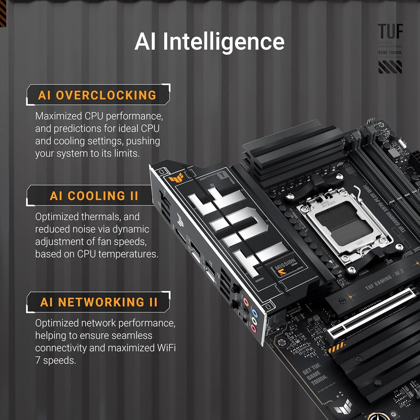 ASUS TUF Gaming X870-PLUS WiFi AM5 DDR5