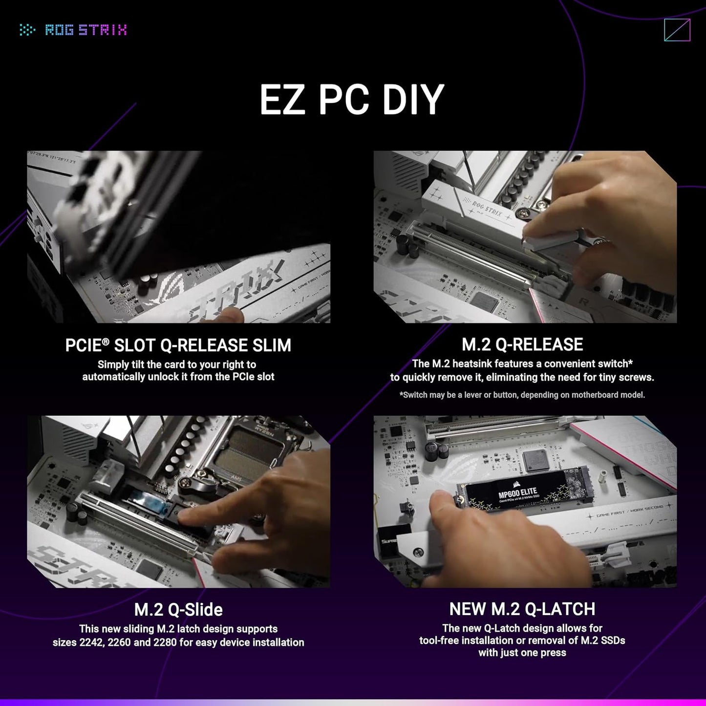 ASUS ROG Strix B850-A WIFI 7 AM5 DDR5