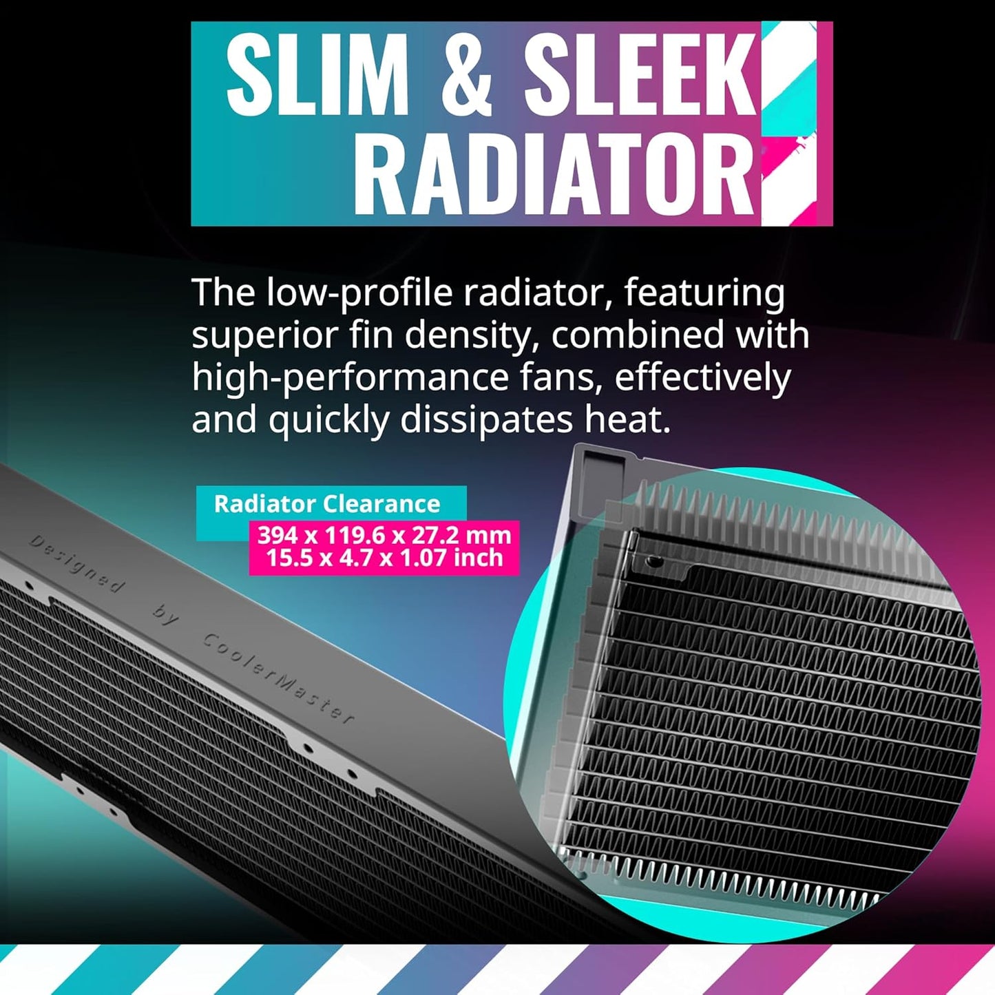 Cooler Master MasterLiquid PL360 FLUX CORE RGB 360mm AIO Cooler AM4, AM5, LGA 1700/1200