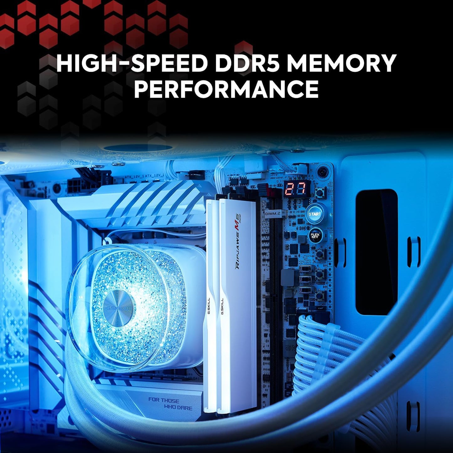 G.SKILL Ripjaws M5 RGB Series DDR5 Blanca