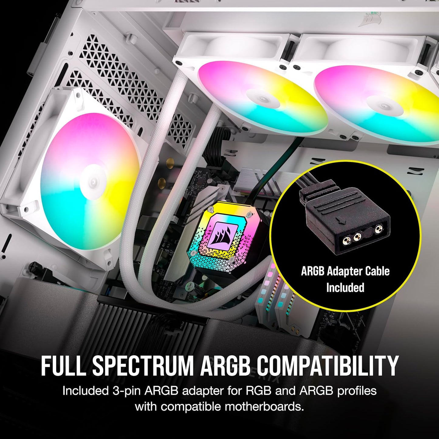 Corsair iCUE AR120 RGB Elite Triple Abanicos PWM