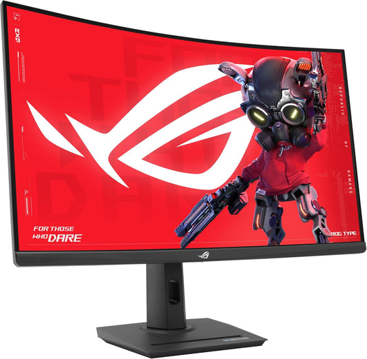 ASUS ROG Strix 32'' QHD 1440P Curvo 1500R HDR Monitor (XG32WCS) 180Hz 1ms VA