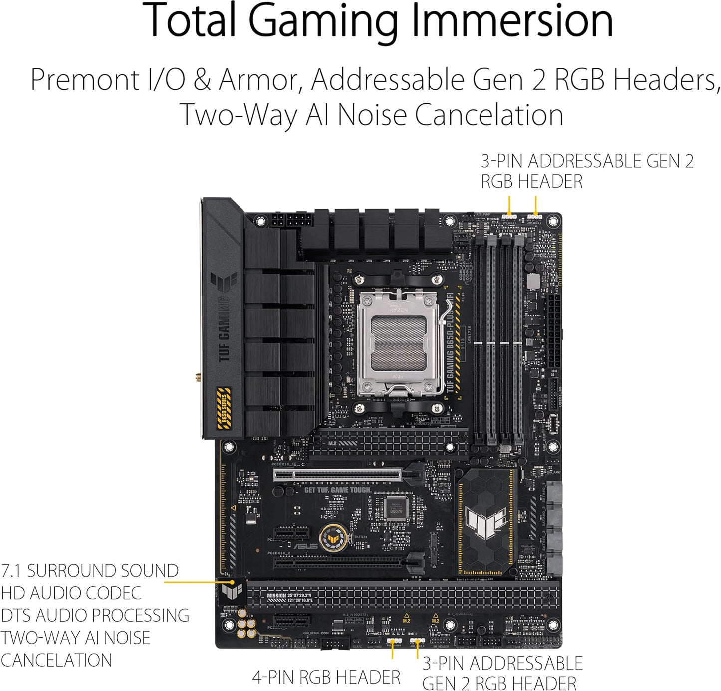 ASUS TUF Gaming B650-PLUS WiFi AM5 DDR5