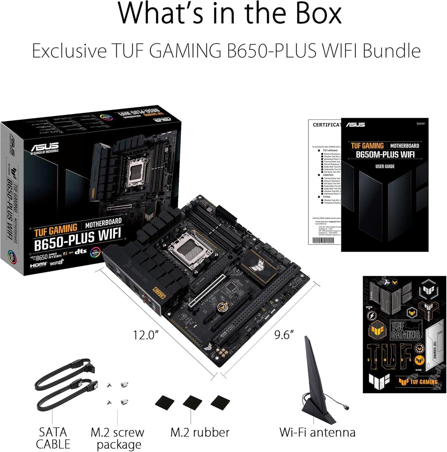 ASUS TUF Gaming B650-PLUS WiFi AM5 DDR5