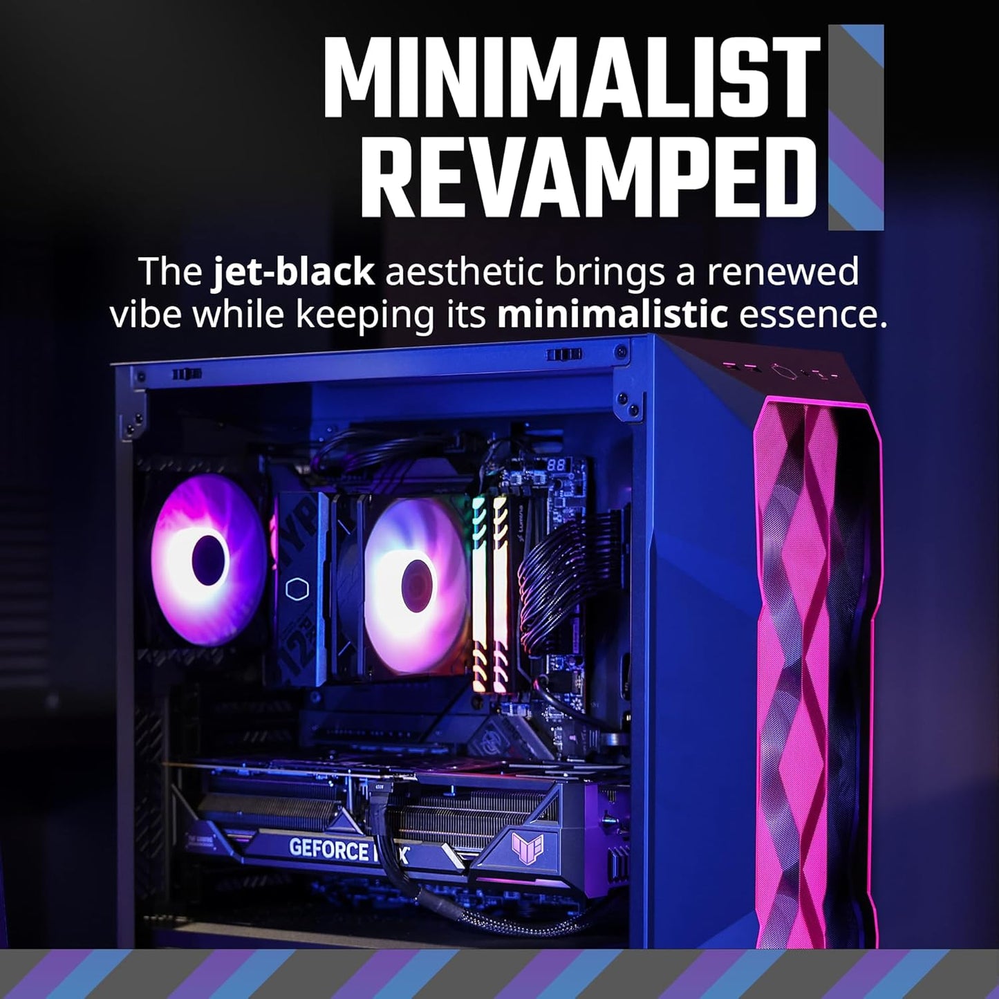 Cooler Master Hyper 212 Pro Halo Black CPU Air Cooler AM4/AM5 y Intel LGA 1700/1200