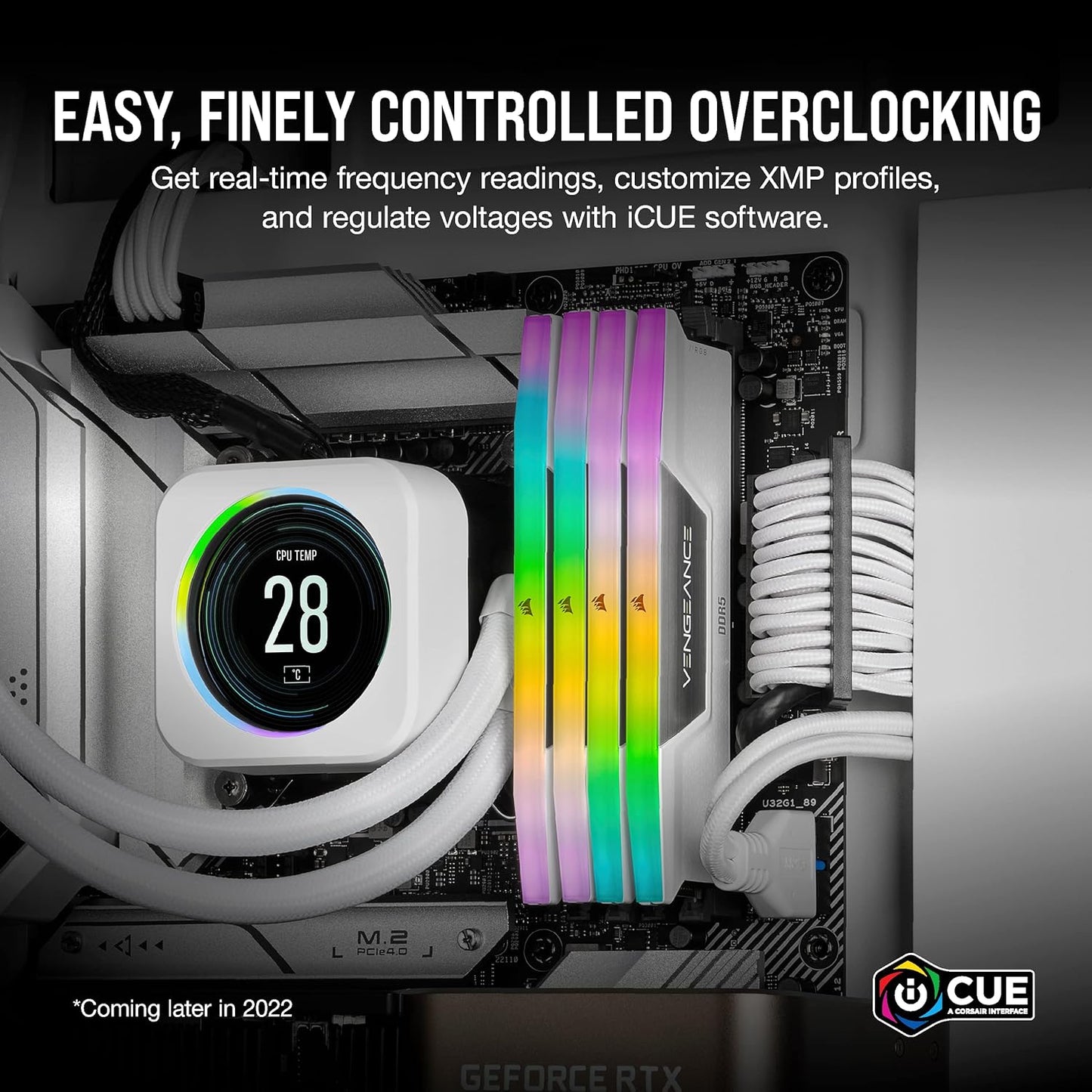 Corsair Vengeance RGB DDR5 Blanca