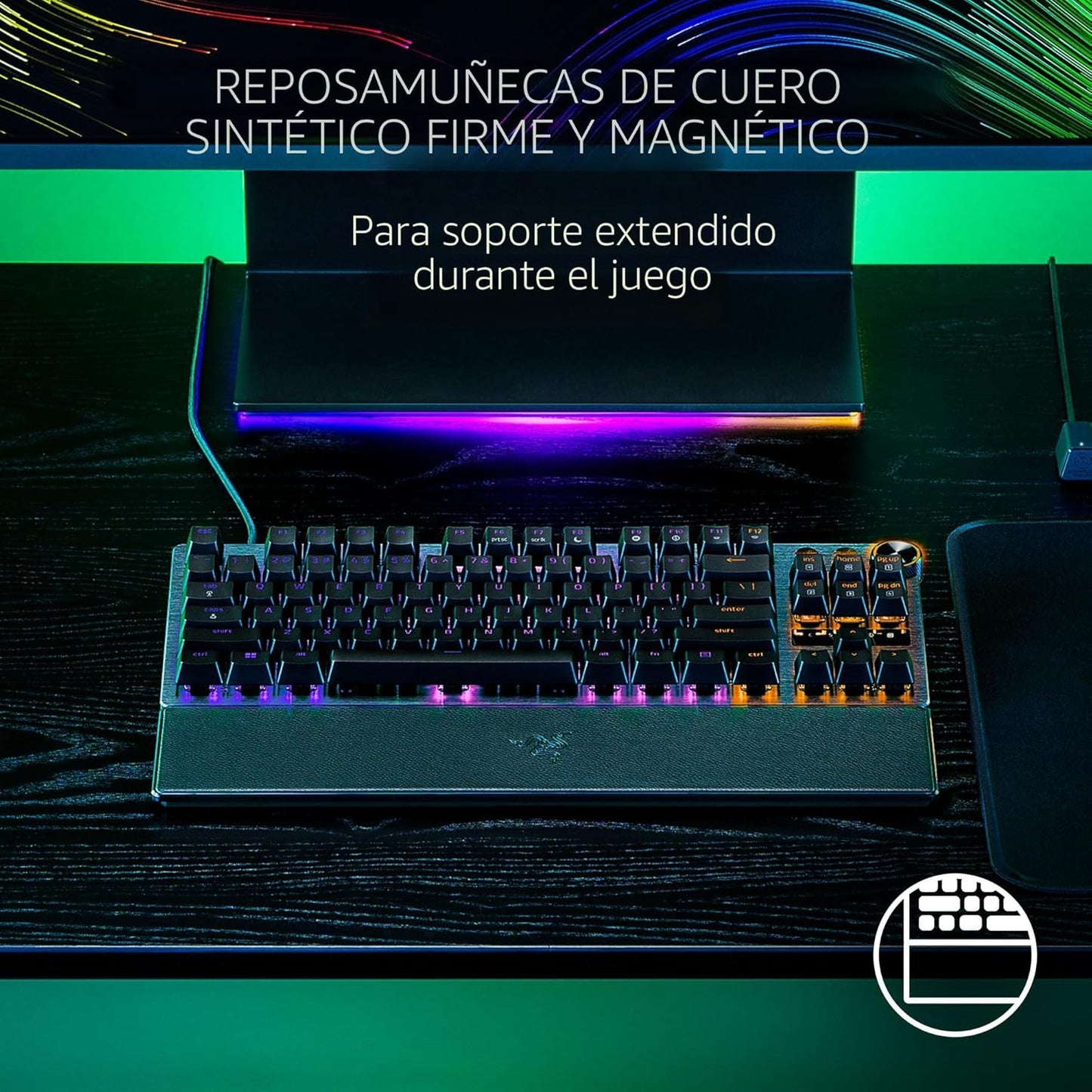 Razer Huntsman V3 Pro TKL 75% RGB USB Teclado Mecanico Yellow Switch