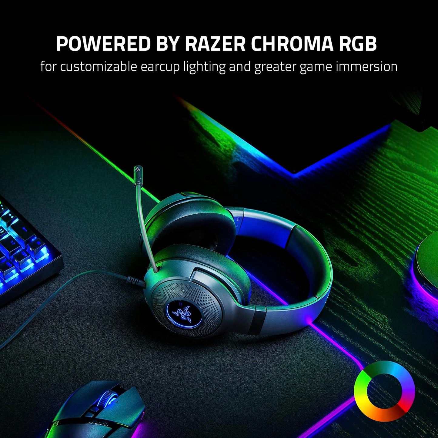 Razer Kraken V3 X RGB Alambrico USB 7.1 Surround Sound