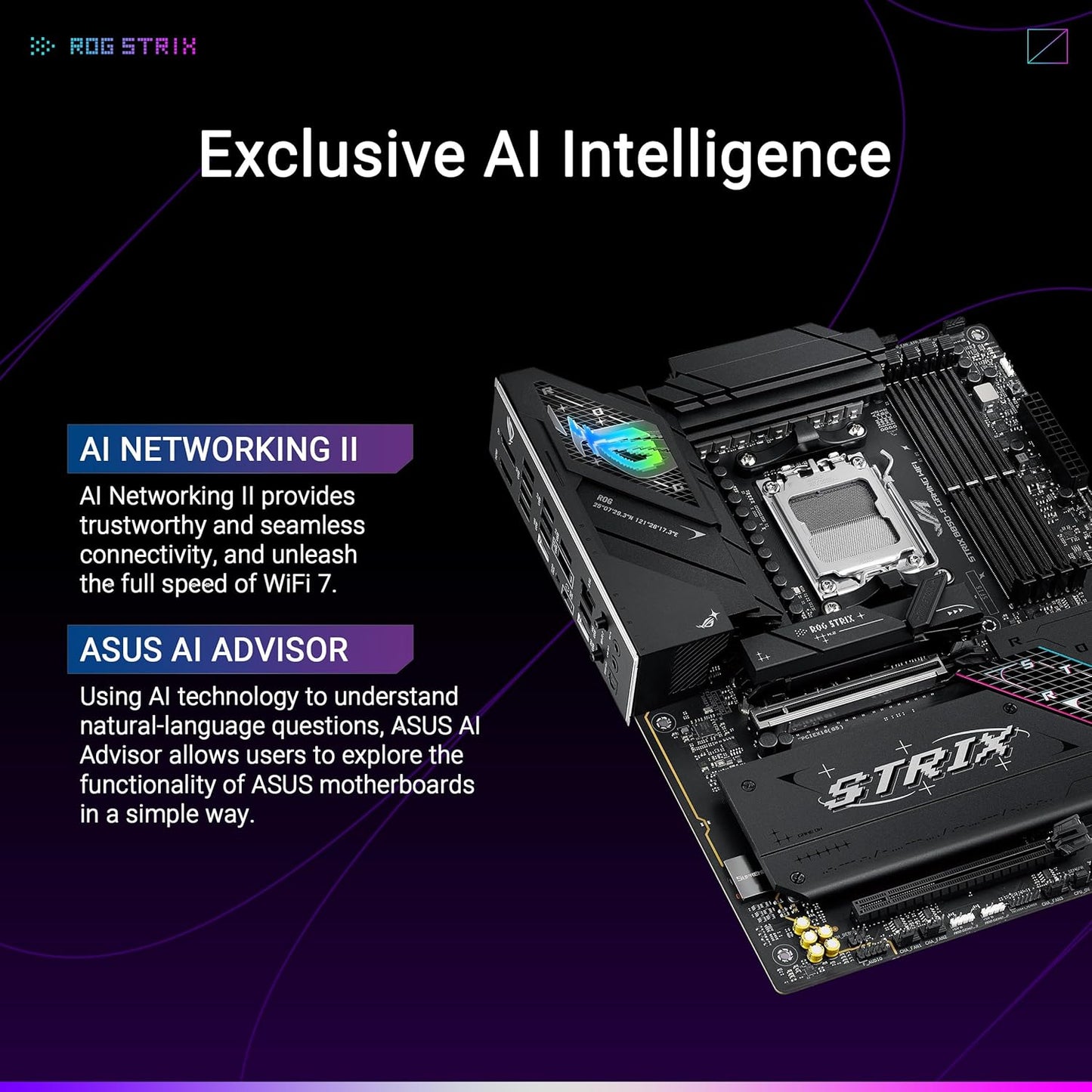 ASUS ROG Strix B850-F WiFi AM5 DDR5
