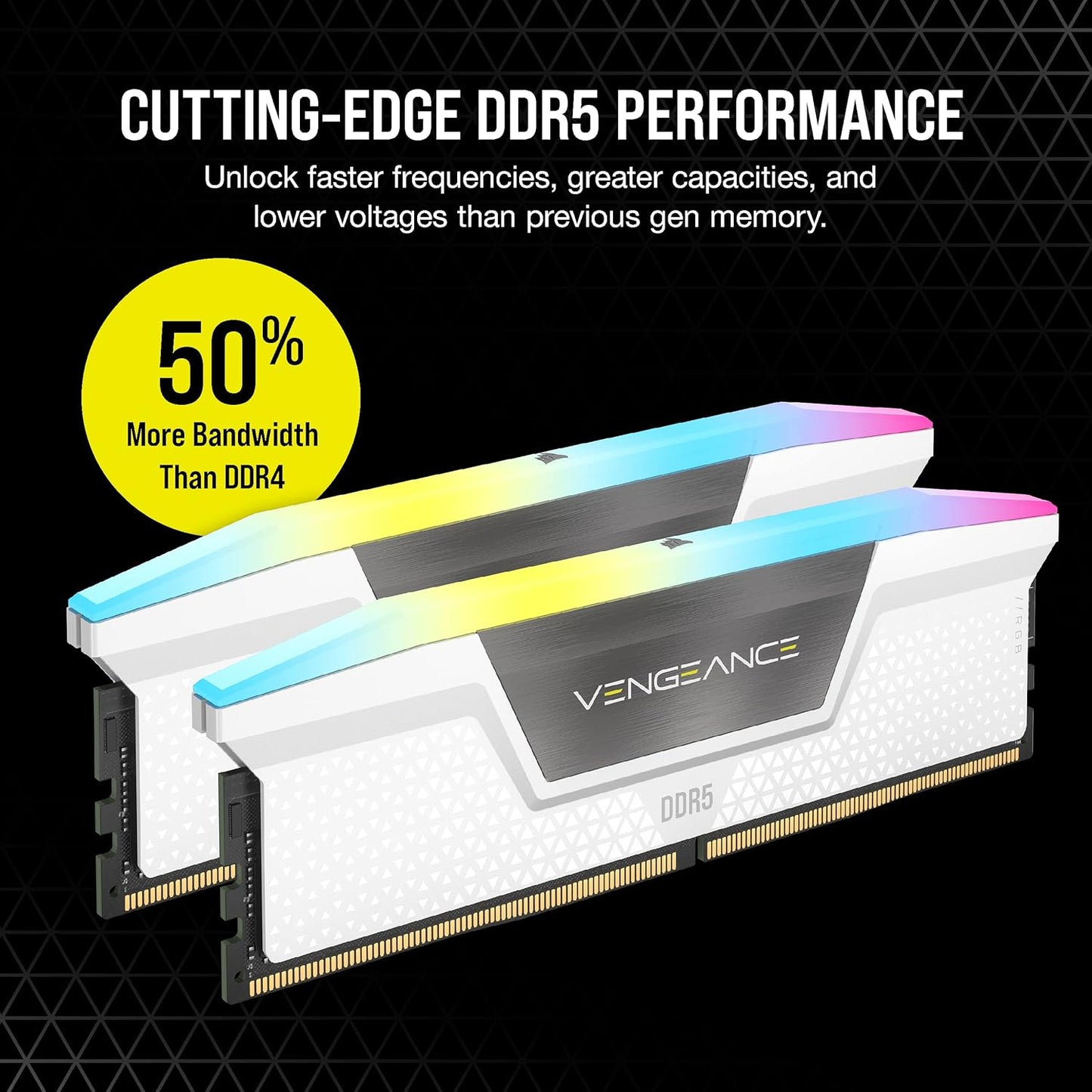 Corsair Vengeance RGB DDR5 Blanca