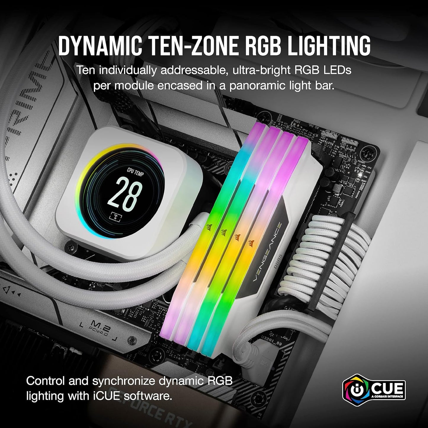 Corsair Vengeance RGB DDR5 Blanca