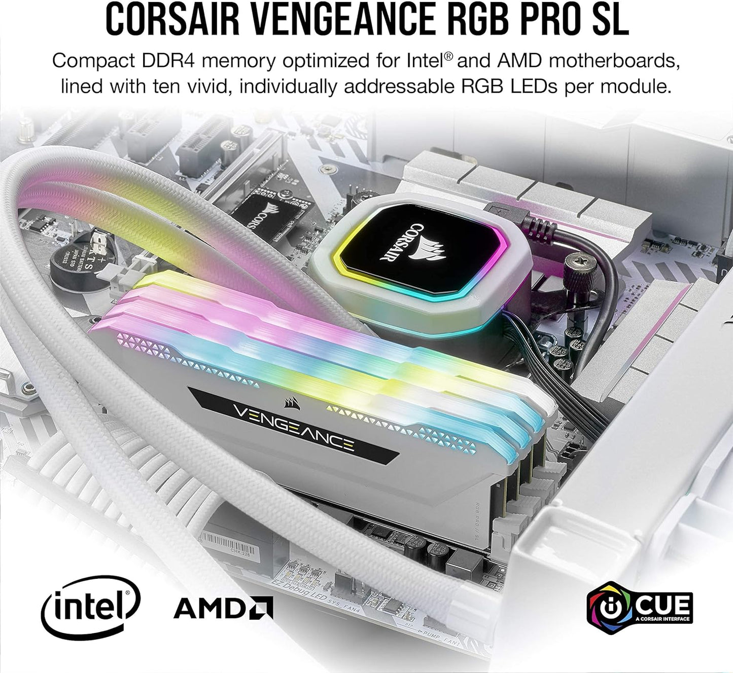 Corsair Vengeance RGB Pro DDR4 Blanca
