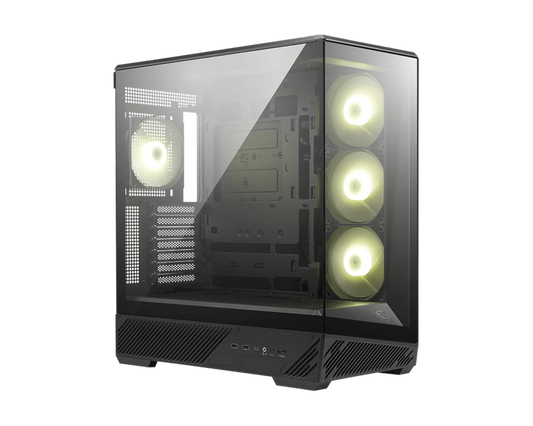 MSI MAG PANO 130R PZ White Mid-Tower Gaming Case ATX