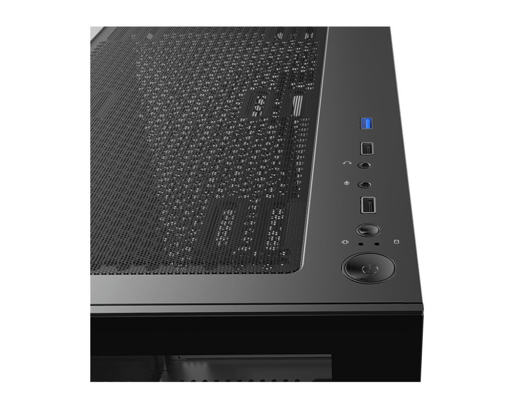 MSI MAG PANO 110A Black Mini-Tower Gaming Case Micro-ATX